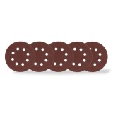 Set 5 discuri abrazive 125 mm P60 cu prindere velcro pentru slefuitor excentric Rotor