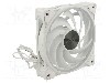 Ventilator 120x120x25mm, 12V DC, Akasa - AK-FN108-WH