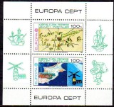 CIPRU - TURC 1983, EUROPA CEPT, bloc neuzat, MNH