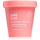 Sand &amp; Sky Australian Pink Clay Smoothing Body Sand exfoliant pentru corp cu efect de iluminare 180 g