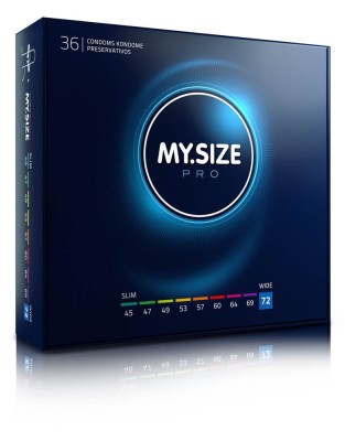 Prezervative MY SIZE PRO Latex 72 mm - 36 buc foto