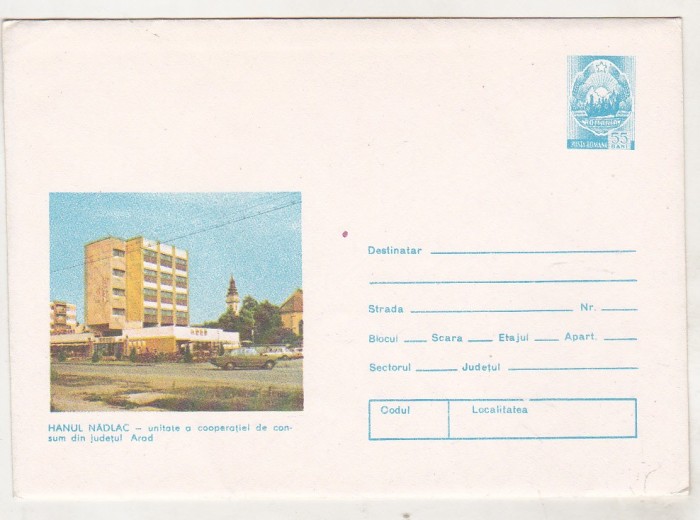 bnk ip Hanul Nadlac ( Jud Arad ) - necirculat - 1980