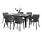 Set mobilier de grădină Fueva 6+1, grafit