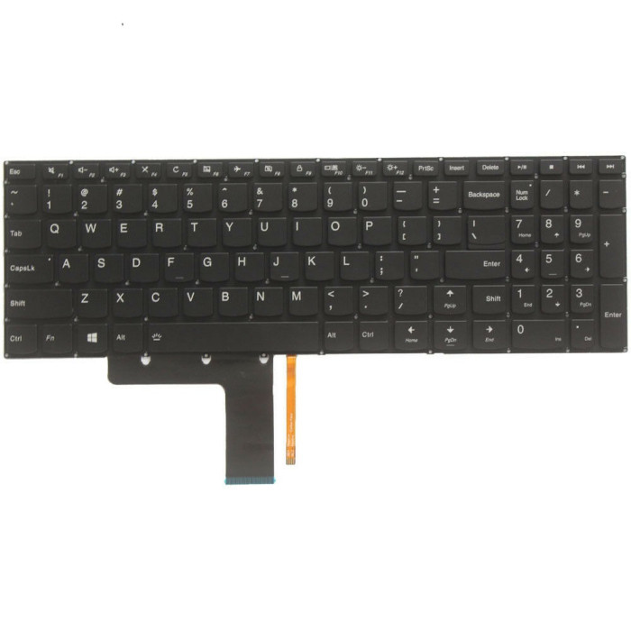 Tastatura laptop Lenovo Ideapad 310-15ABR iluminata fara rama us