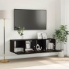VidaXL Cabinet TV 2 pcs Negru 60 x 30 x 30 cm Lemn compozit