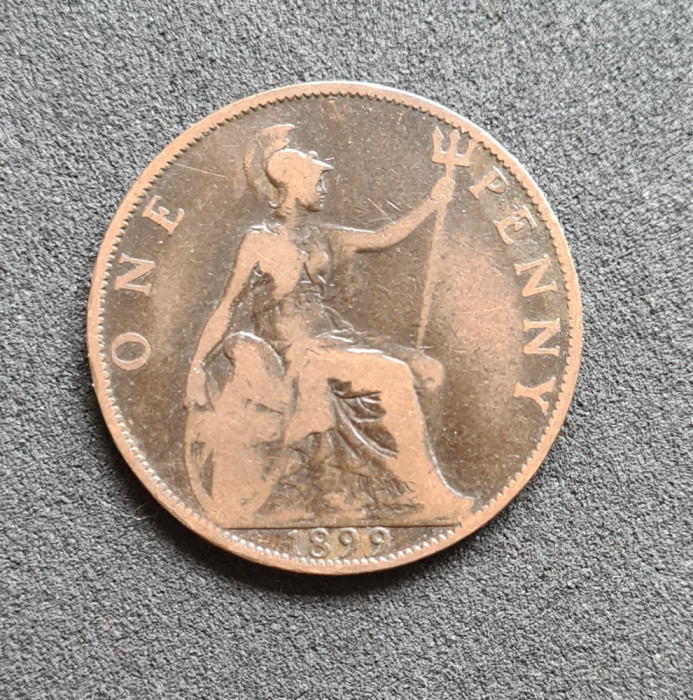 Marea Britanie One penny 1899