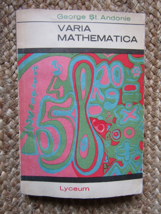 George Șt. Andonie - Varia mathematica
