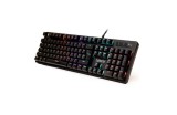 Tastatura Mecanica Gaming Spacer Warrior, Switch Albastru, RGB LED, Anti-Ghosting, Anti-Spill, 104 Taste, Negru