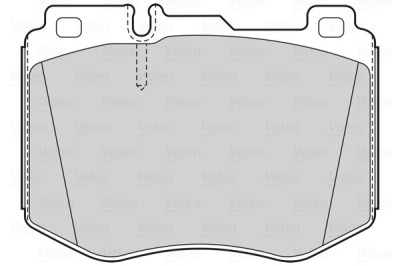 VALEO 302292 FIRST set placute frana,frana disc foto
