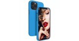 Husa Samsung A72, silicon,cu interior de catifea, Blue, Mobile Tuning