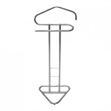 Stander haine cu 4 agatatori IMK, metal cromat, 47 x 38 x 110 cm