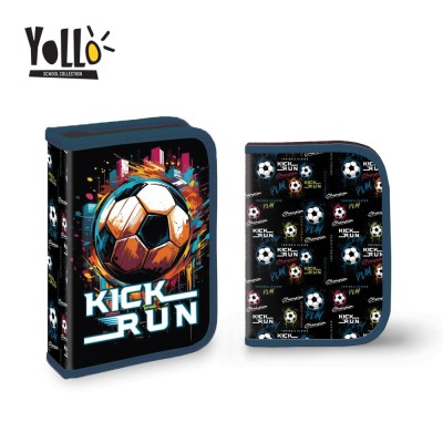 Penar echipat, 1 fermoar, 2 extensii, 30 piese, KICK RUN &amp;ndash; YOLLO foto