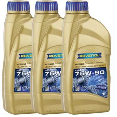 Pachet 3 litri ulei cutie de viteze Ravenol Motogear 75W90 GL4 foto