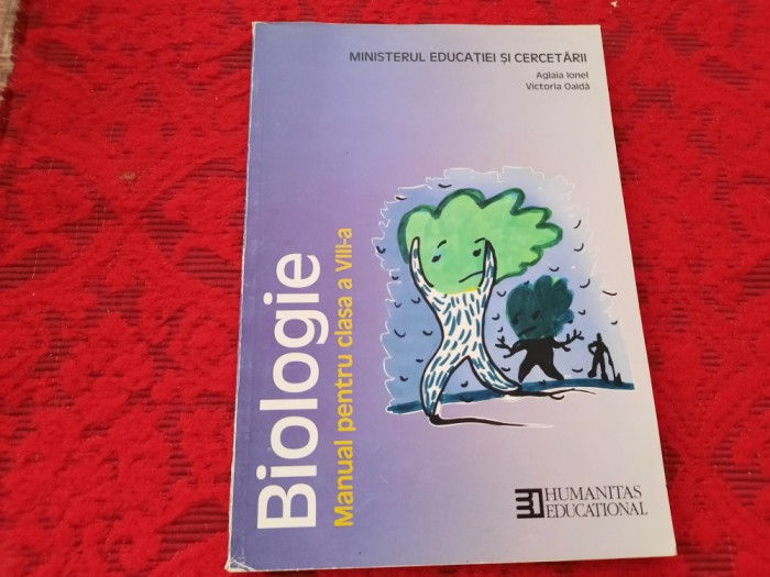 Biologie. Manual pentru clasa a VIII-a- Aglaia Ionel, Victoria Oaida RF14/3