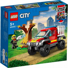 LEGO CITY MASINA DE POMPIERI 4X4 60393 SuperHeroes ToysZone foto