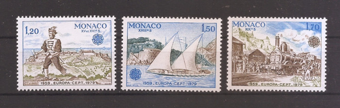 Monaco 1979 - EUROPA CEPT - Poştă şi Telecomunicaţii, MNH