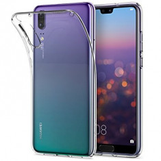 Husa Huawei P20 Super Slim 0.5mm Silicon Gel TPU Transparenta foto
