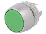Comutator cu apăsare 22mm verde