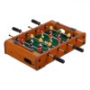 Fotbal de Masa Lemn, Model Gamer Multicolor 34x22x6.8cm, Mini Foosball Portabil, Joc Educativ Sport, Cadou Copii & Adulti