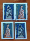 UNGARIA-&#039;&#039;CRACIUN 1981-ARTA RELIGIE -MADONA cu Pruncu&#039;&#039;serie 2v. dant+nedant-rar!!- MNH LUX-NESTAMPIL.-VEZI SCAN