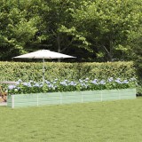 vidaXL Jardinieră Verde pastel 480 x 50 x 45 cm Oțel Galvanizat 42018264