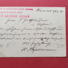 Bucuresti Reclama Fabrica Fratii George Assan 1898
