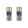 Set becuri auto cu led canbus compatibil t10e w5w 8 smd alb 12/24v, destinat competitiilor auto sau off-road, Amio