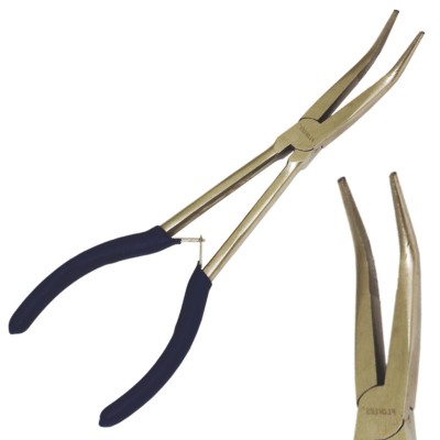 Cleste sigurante lung cu varf intors, 11&amp;quot; la 45 grade foto