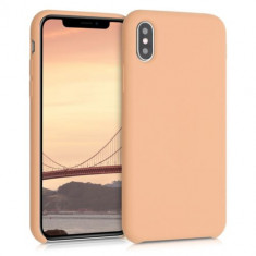 Husa pentru Apple iPhone X/iPhone XS, Silicon, Rose Gold, 42495.194