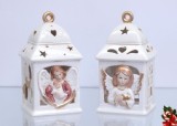 O pereche de candelute din portelan cu ingerasi PK-16