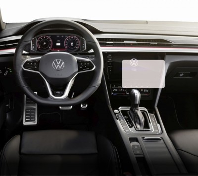 Folie Protectie Navigatie Volkswagen Arteon 2017-2020, Duragon, protectie Display Navigatie, silicon Transparent, Anti-zgarieturi, kit instalare foto