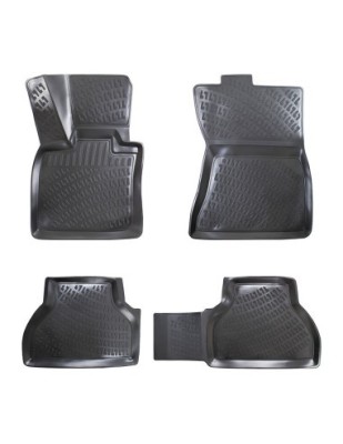 Set covorase auto din cauciuc tip tavita pentru Bmw II X5 E70 2006-2013 foto