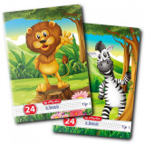 Caiet Tip I A5 24 File Cute Animals Premium, Herlitz