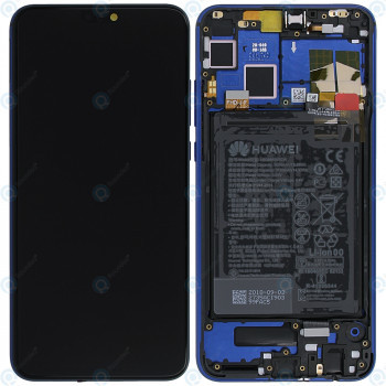 Huawei Honor 8X (JSN-L21) Capac frontal al modulului de afișare + LCD +  digitizer + baterie albastru 02352EAQ | Okazii.ro