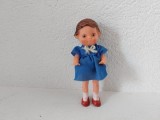 Papusa vintage ARI Germania anii 60-70 - Miniatura 8 cm - Rochita originala