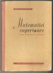 Matematici Superioare-D.V.Ionescu foto