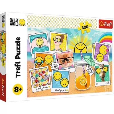 Puzzle Trefl 300 Zambete Din Vacanta foto