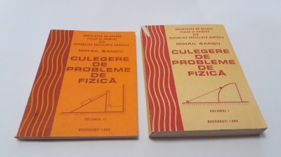 Culegere de probleme de fizica Mihail Sandu--RF17/4 foto