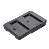 Adaptor F2-BP de la NP-F la V-mount cu 2 sloturi pentru NP-F550 NP-F750 NP-F970, Generic