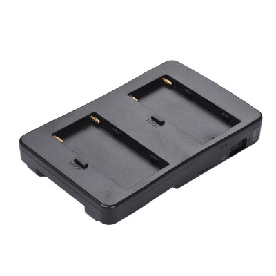 Adaptor F2-BP de la NP-F la V-mount cu 2 sloturi pentru NP-F550 NP-F750 NP-F970 foto