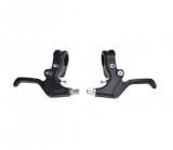 Set 2 manete frana biciclete v-brake plastic, culoare negru Cod:AWR0220