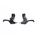 Set 2 manete frana biciclete v-brake plastic, culoare negru Cod:AWR0220