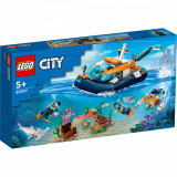 LEGO&reg; City - Barca pentru scufundari de explorare (60377)