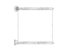 Radiator incalzire habitaclu Audi A3 (8v1); Seat Leon (5f1), Leon Sc (5f5), Leon St (5f8); Skoda Octavia 3 (5e3); Vw Golf Sportsvan (Am1), Golf 7 (5g