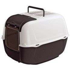 Toaleta pentru pisica PRIMA CABRIO neagra- 39,5 x 52,5 x 38 cm foto
