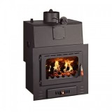 Focar de semineu tip centrala, Prity MW22, 8,6 kg/h, 700 x 520 x 850