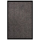 vidaXL Covoraș de ușă, bej, 80x120 cm, cu dungi