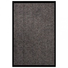 vidaXL Covoraș de ușă, bej, 80x120 cm, cu dungi 331603
