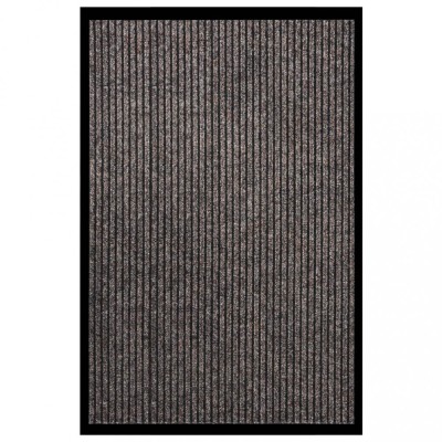 vidaXL Covoraș de ușă, bej, 80x120 cm, cu dungi 331603 foto