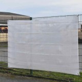 Bauzaunplane, Bauzaunnetz wei&szlig;, 1,80m x 3,45m, Bauzaunblende
